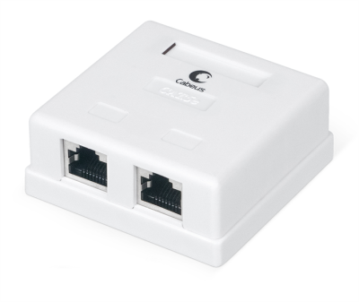 Компьютерная розетка rj-45 cabeus Компьютерная розетка RJ-45 Cabeus WS-8P8C-Cat.5e-SH-2 (WS-8P8C-Cat.5e-SH-2)