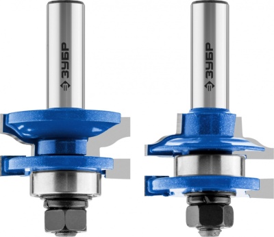 Набор фрез по дер. Зубр 28771-41.3-H2 d(посад.)=12мм (фрезеры)