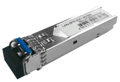 Модуль SFP EX 40км, 1550нм, SM, duplex LC, 1.25Gbps, промышленный, DDM, Cisco (LAN-SFPi-EX1.25-SM)