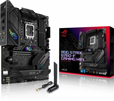 Материнская плата ASUS ROG STRIX B760-G GAMING WIFI,  LGA1700, B760, 4*DDR5, HDMI+DP, 4xSATA3 + RAID, M2, Audio, Gb LAN, USB 3.2, USB 2.0, ATX; 90MB1EQ0-M0EAY0 (ROG STRIX B760-G GAMING WIFI)