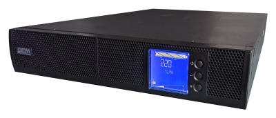 ИБП Powercom SNT-2000, 2000 Вт/2000 ВА, Rack/Tower, 8 розеток IEC320 C13 и 1 розетка IEC320 C19 с резервным питанием, LCD, USB, RS-232, слот под SNMP карту, ШхГхВ 428х635х84 мм, вес 28.5 кг Powercom UPS SNT-2000, 2000 W/2000 VA, Rack