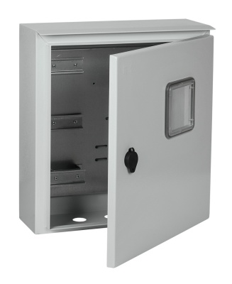 Щит распределительный IEK MKM51-N-03-54 ЩУ-3/1-0 У1 IP66 навесной 440мм 150мм 445мм 12мод. металл IP66 серый с возможностью установки счетчика (упак.:1шт)