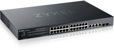 Гибридный Smart L2+ коммутатор Zyxel NebulaFlex XMG1930-30, rack 19", 24xRJ-45: 1/2.5G, 4xRJ-45: 1/2.5/5/10G, 2xSFP+, автономное/облачное управление (XMG1930-30-ZZ0101F)