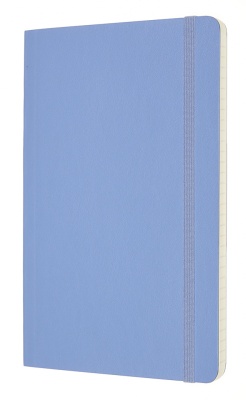Блокнот Moleskine CLASSIC SOFT QP616B42 Large 130х210мм 192стр. линейка мягкая обложка голубая гортензия