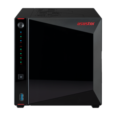 Cетевое хранилище ASUSTOR AS5404T 2-Bay NAS/Media player/Intel Celeron N5105 2.0GHz up to 2.9GHz, 4GB SO-DIMM DDR4, noHDD(HDD,SSD),/2x 2,5Gb (LAN)/3xUSB3.2,HDMI; 90IX01R1-BW3S40 (AS5404T)