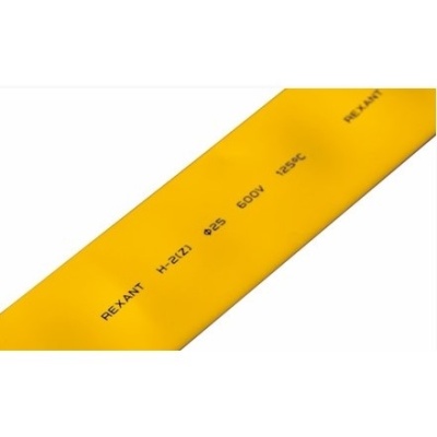 Трубка термоусадочная Rexant 22-5002 25.0/12.5 1 м желтый