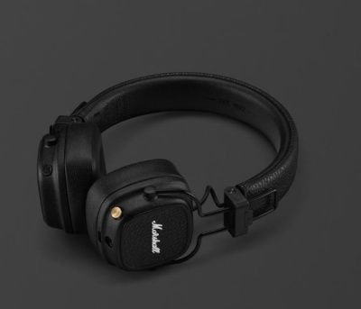 Нaушники BLUETOOTH MAJOR V BLACK MARSHALL