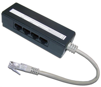 Сплиттер 1 на 4 RJ-45 (TWT-4U1)