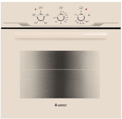 Духовой шкаф Газовый Gefest ДГЭ 621-01 В1 кремовый