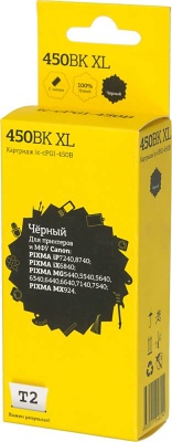 Картридж струйный T2 IC-CPGI-450B XL PGI-450PGBK XL черный для Canon iP7240/MG5440/MG6340
