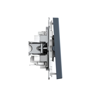 ARTGALLERY 2-клавишный ВЫКЛЮЧАТЕЛЬ, 10АХ, механизм, быстрозажимные клеммы, ГРИФЕЛЬ