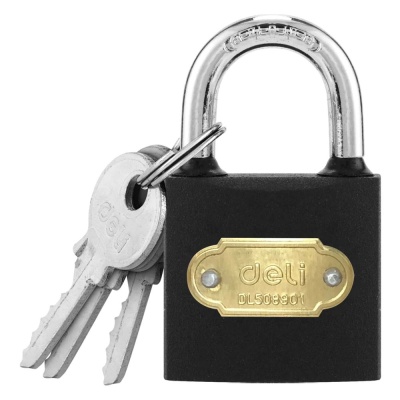Замок Deli Замок навесной Deli DL508901 стальной, 32мм