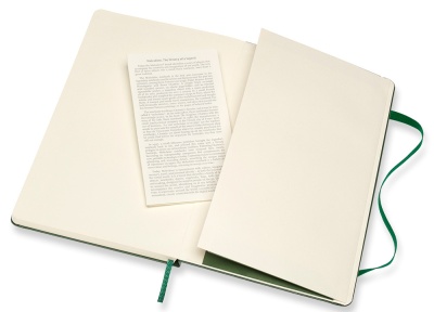 Блокнот Moleskine CLASSIC QP060K15 Large 130х210мм 240стр. линейка твердая обложка зеленый