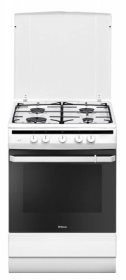 Плита Газовая Hansa FCGW61000 белый (металлическая крышка)