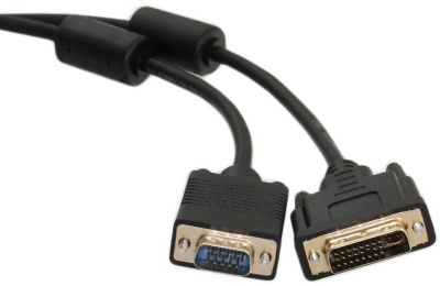 Кабель-переходник DVI (24+5)----> VGA_M/M 1,8м Telecom ( TA680F-1.8M) VCOM Telecom DVI-I (m) to VGA (m) (TA680F-1.8M)