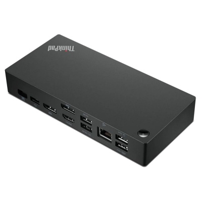 Lenovo [40AY0090CN] ThinkPad Universal USB-C Dock  2x DP 1.4, 1x HDMI 2.0, 3x USB 3.1, 2x USB 2.0, 1x USB-C, 1x RJ-45, 1x Combo Audio Jack 3.5mm pi.