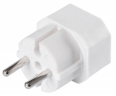 Сетевой разветвитель Buro BU-PS2F-W (2 розетки) белый (пакет ПЭ)