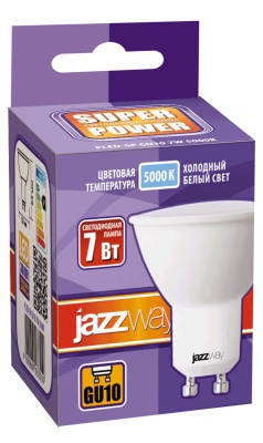 Лампа светодиодная LED 7Вт GU10 230V/50Hz холодный SP