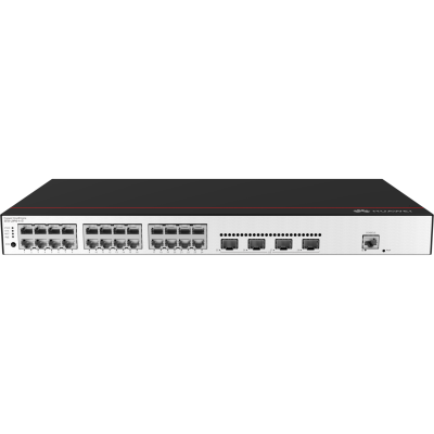 Huawei S5735-L24P4S-A-V2 Коммутатор (24*10/100/1000BASE-T ports, 4*GE SFPports, PoE+, AC power, Basic SW)