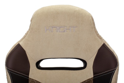 Кресло игровое Бюрократ VIKING 6 KNIGHT Fabric коричневый с подголов. крестовина металл