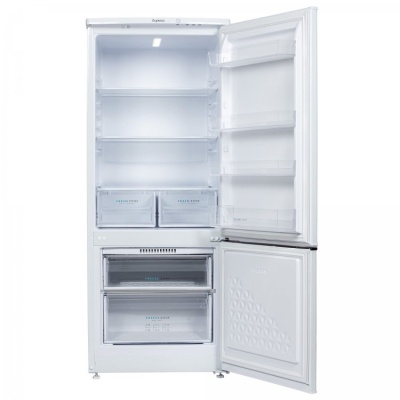 Холодильник Бирюса 551 белый, двухкамерный 180/60л морозилка снизу, автоматическое оттаивание