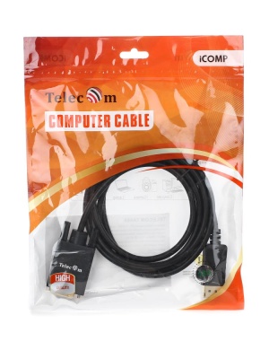 Telecom Кабель-переходник (TA669-1.8M) DP --> VGA M/M 1,8м [6926123463505]