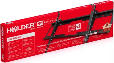 Кронштейн для телевизора Holder LCD-T6628-B черный 32"-70" макс.40кг настенный наклон