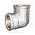 Угольник латунный LD LD Pride DN32 (1 1/4") ВР/ВР латунь никель с бирк