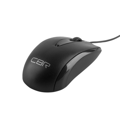 CBR CM 124 Black USB, Мышь офисн., 1000dpi, 3 кн., 1,5 м