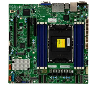 Системная плата/ MB Supermicro X13SEM-F, 1xLGA-4677, Intel Xeon SP gen 4, Intel C741, 8x DDR5 4800/4400/4000 MHz. 2x1Gbe Base-T i350+1xMgmt LAN, 10xSATA3, 2xSATA-DOM, 5xUSB 3.2,  2xPCI-Ex16+1xPCI-E x8