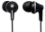 Наушники вкладыши Panasonic RP-HJE125E 1.1м черный проводные в ушной раковине (RP-HJE125E-K)