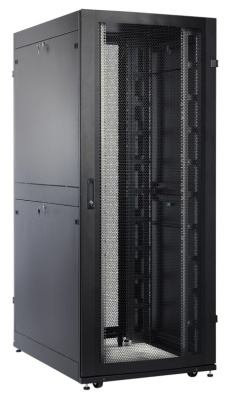 Шкаф серверный ЦМО ШТК-СП-42.8.10-48АА-9005 42U 800x930мм пер.дв.перфор. 2 бок.пан. 1350кг черный