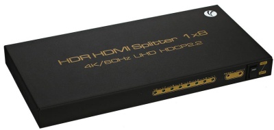 VCOM DD428 Разветвитель HDMI Spliitter 1=>8  2.0v.