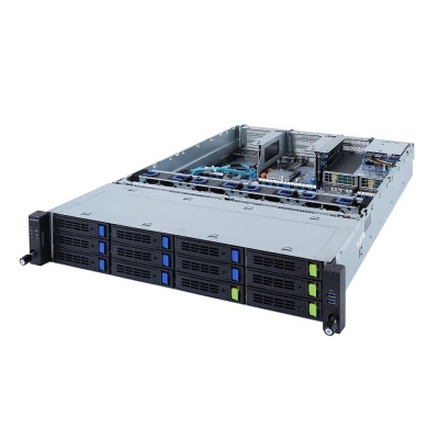 "R282-3C1 2U, 2x LGA4189, 32x DIMM DDR4, 12x 3.5" SAS/SATA with expander (4x NVME Gen4), 2x 2.5" SATA/SAS in rear side, 2x 1Gb/s (Intel I350-AM2), 3x PCIE Gen 4 x16, 4x PCIE Gen 4 x8, 1x OCP 3.0 x16, 1x OCP 2.0 x8, AST2600, 2x 1600W (600112)