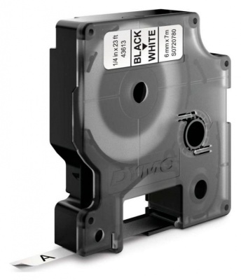 Картридж ленточный Dymo D1 S0720780 черный/белый для Dymo