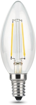 Лампа филам. Gauss 11Вт цок.:E14 свеча 220B 4100K св.свеч.бел.нейт. C37 (упак.:10шт) (103801211)