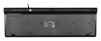 Клавиатура Оклик 480M черный/серый USB slim Multimedia