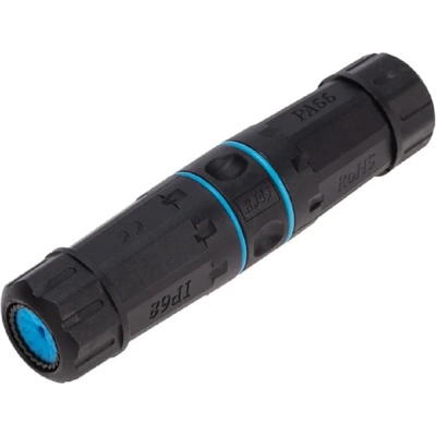 Rexant (02-0283) Индустриальный проходной адаптер уличный, RJ-45(8P8C), FTP, CAT 6, IP68