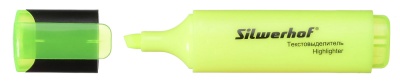 Текстовыделитель Silwerhof Blaze 108036-05 скошенный пиш. наконечник 1-5мм желтый картон