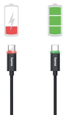 Кабель Hama 00178335 USB Type-C (m) USB A(m) 1м черный