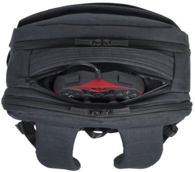 Рюкзак для ноутбука 17.3" Riva 8365 черный полиэстер