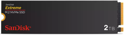 Накопитель SSD SanDisk Extreme M.2 2280 NVMe 2Tb, 51500MBs/4850MBs TBW 1200, SDSSDX3N-2T00-G26, 1 year