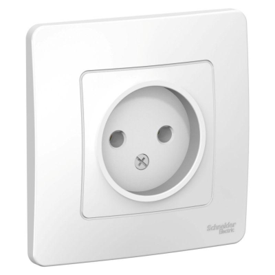 Systeme electric BLNRS000011 BLANCA С/У РОЗЕТКА без заземления без шторок 16А, 250В, БЕЛЫЙ