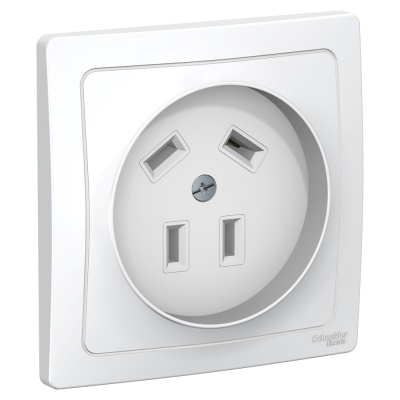 Systeme electric BLNSR003241 BLANCA С/У РОЗЕТКА СИЛОВАЯ 3К+З, 32А, 440В, БЕЛЫЙ