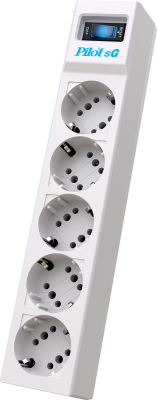 Сетевой фильтр ZIS Pilot sG (10 м, 5 розеток) (Pilot SG5 10M)