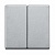 Systeme electric MTN433560 MERTEN КЛАВИША Х2,АЛЮМИНИЙ, SM