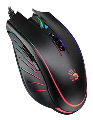 Мышь A4Tech Bloody Q81 Curve черный оптическая (3200dpi) USB3.0 (7but)