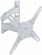 Кронштейн для телевизора Kromax ATLANTIS-40 белый 22"-65" макс.40кг настенный поворот и наклон