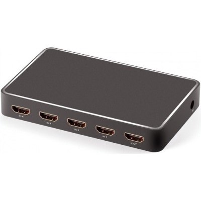 Greenconnect Переключатель HDMI V2.0 +USB Charge 5 к 1  (GL-A19)