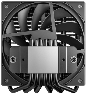 Кулер для процессора ID-COOLING IS-77-XT BLACK LGA1851/1700/1200/115X/AM5/AM4 низкопрофильный высота 77mm (18шт/кор, TDP 150W, PWM, 6 тепл.трубок + медная база, FAN 120mm) BOX